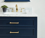 1.0 Manhattan 30" Vanity With Carrara Marble Top