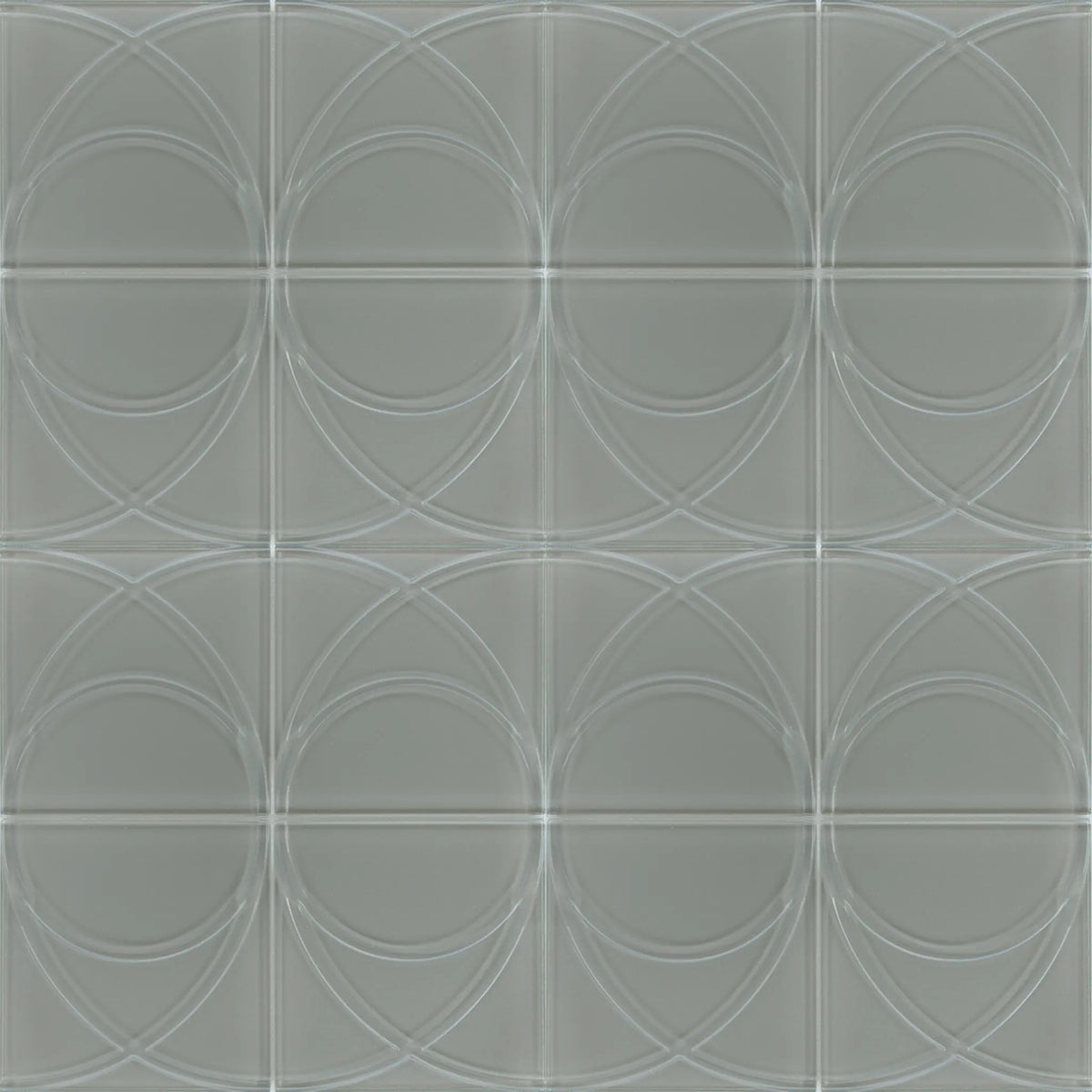Taupe Swirl 12-in x 12-in Glass Mosaic Wall Tile( 10 sq. ft. /Box )