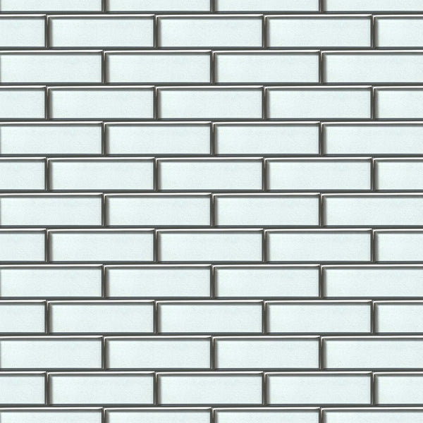 Champagne Glass Mosaic with Silver Metallic Trim 12-in x 12-in Glass Mosaic Wall Tile( 10 sq. ft. /Box )