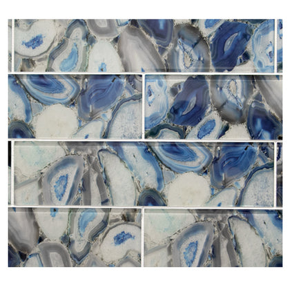 Inkjet Geode Glass Tile - Sample (Product Shown is Full Size)