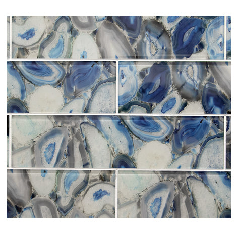 Inkjet Geode Glass Tile - Sample (Product Shown is Full Size)