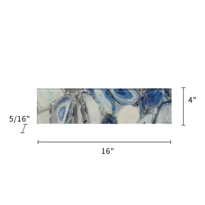 Inkjet Geode Glass Tile - Sample (Product Shown is Full Size)