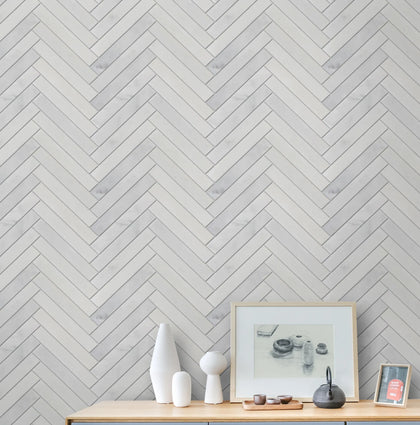Oriental White 17-in x 10-in Honed Herringbone Marble Mosaic Floor and Wall Tile( 5.9 sq. ft. /Box )