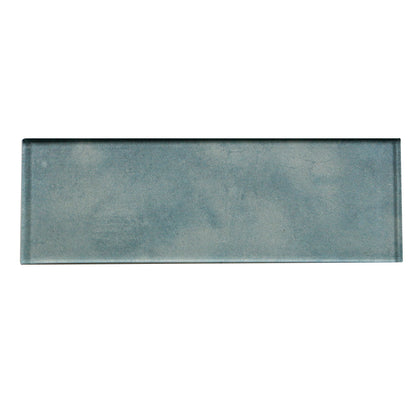 Light Blue 3-in x 9-in Glass Tile( 5 sq. ft. /Box )