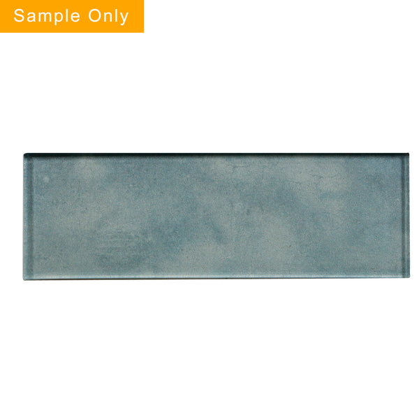Light Blue Glass Tile - Sample (Product Shown is Full Size)