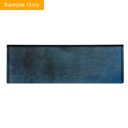 Dark Blue Glass Tile - Sample (Product Shown is Full Size)