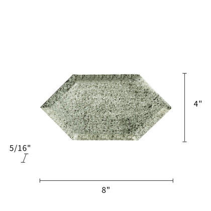 4-in x 8-in Beveled Stretched Hexagon Antique Mirror Mosaic Walls Tile( 6.6 sq. ft. /Box )