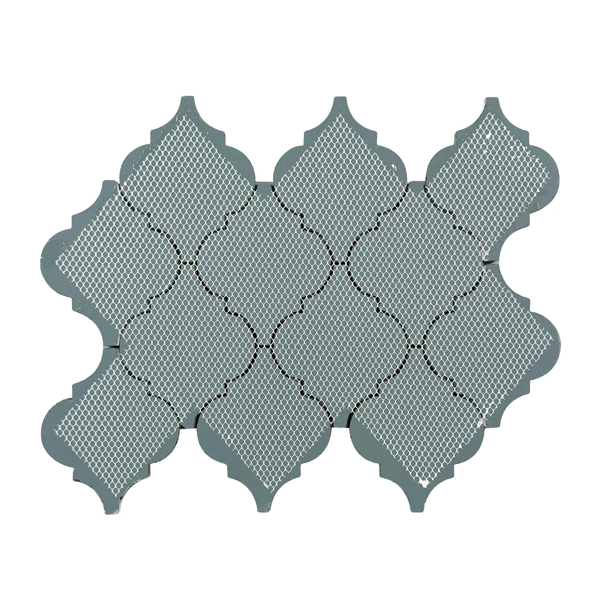 arabesque Lantern Antique Mirror 12-in x 9-in Glass Mosaic Wall Tile( 7.5 sq. ft. /Box )