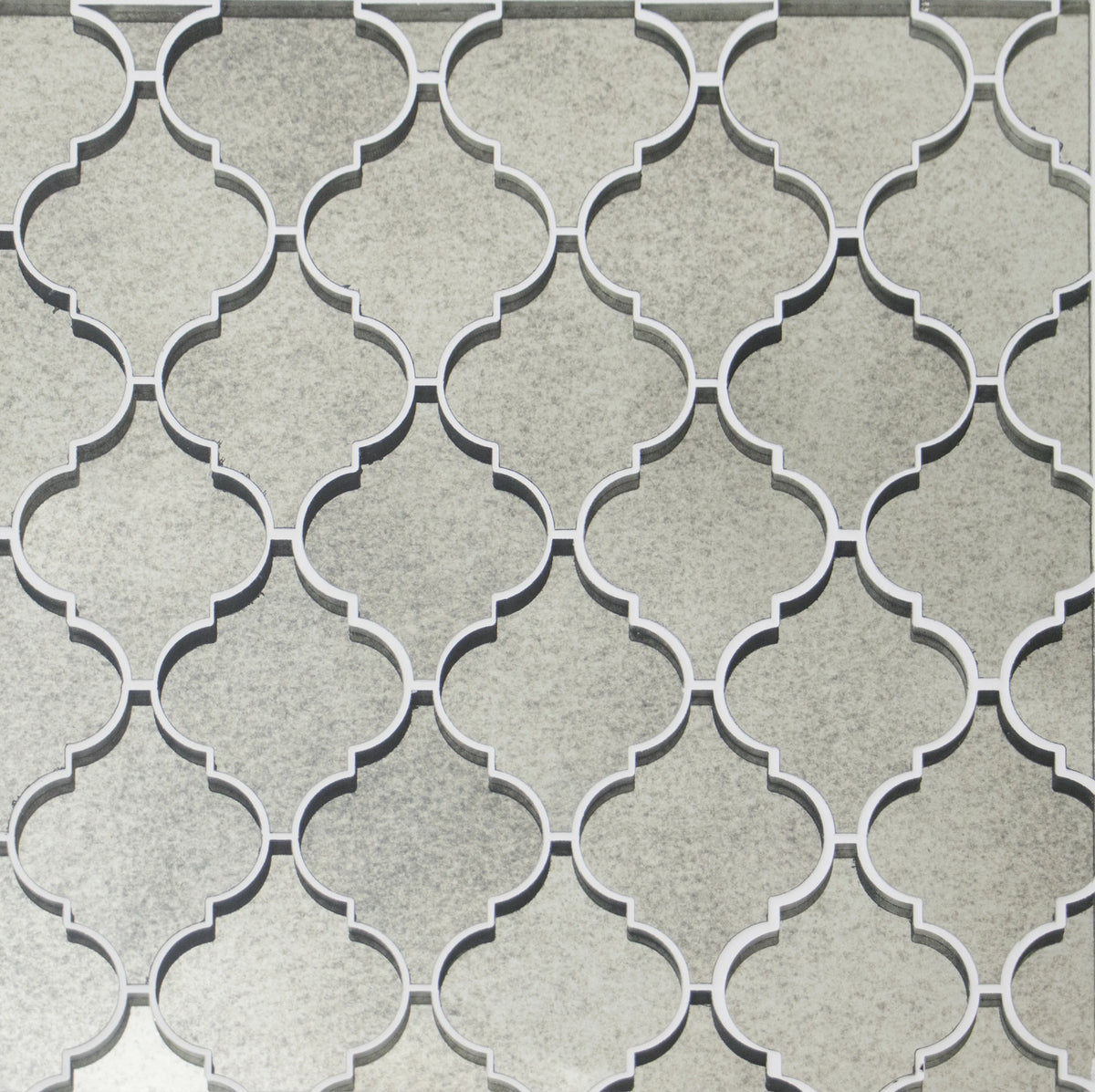 arabesque Lantern Antique Mirror 12-in x 9-in Glass Mosaic Wall Tile( 7.5 sq. ft. /Box )