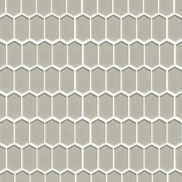 Stretched Hexagon Metallic 10-in x 12-in Glass Mosaic Wall Tile( 8.3 sq. ft. /Box )