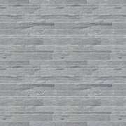 Mountain Blue Random Strip 13-in x 12-in Honed Marble Mosaic Floor and Wall Tile( 5.4 sq. ft. /Box )