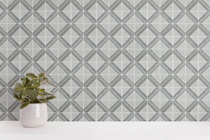 Rubik Cube Pattern 12-in x 12-in Marble Mosaic Floor and Wall Tile( 5 sq. ft. /Box )