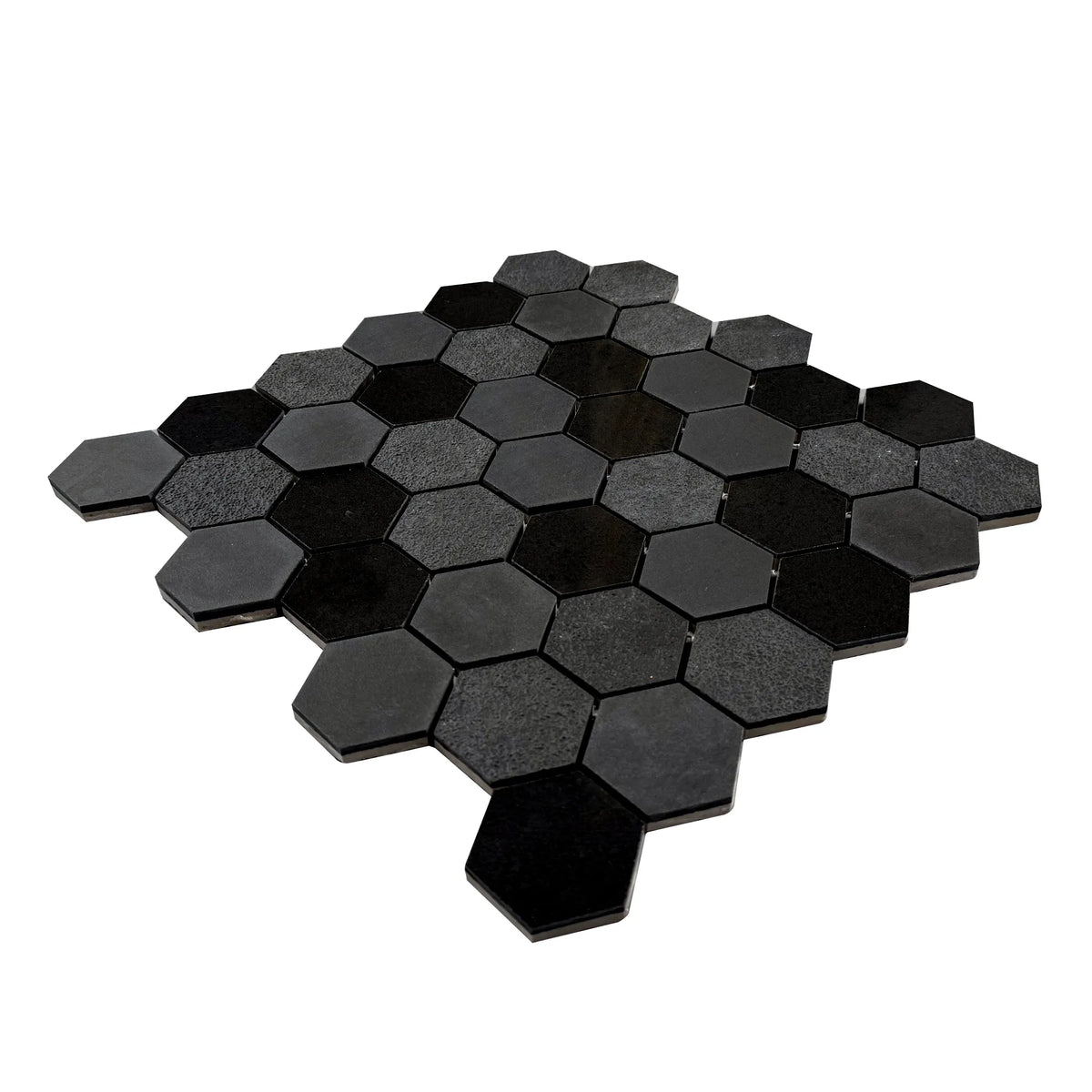 Ancient Sky 2” Hexagon 12-in x 12-in Porcelain Mosaic Tile( 10 sq. ft. /Box )