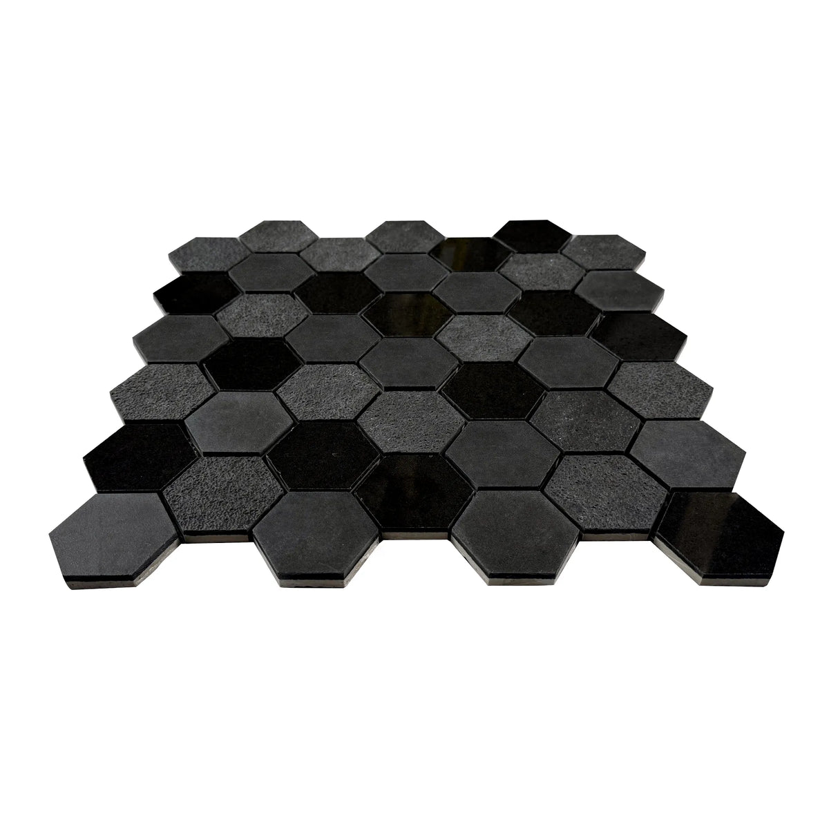 Ancient Sky 2” Hexagon 12-in x 12-in Porcelain Mosaic Tile( 10 sq. ft. /Box )