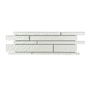 6-in x 18-in Pure Glass Mix Random Strip Mosaic Wall Tile( 7.5 sq. ft. /Box )