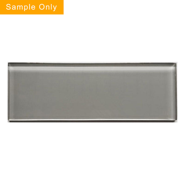 Ice Gray Glass Tile - Sample (Product Shown is Full Size)