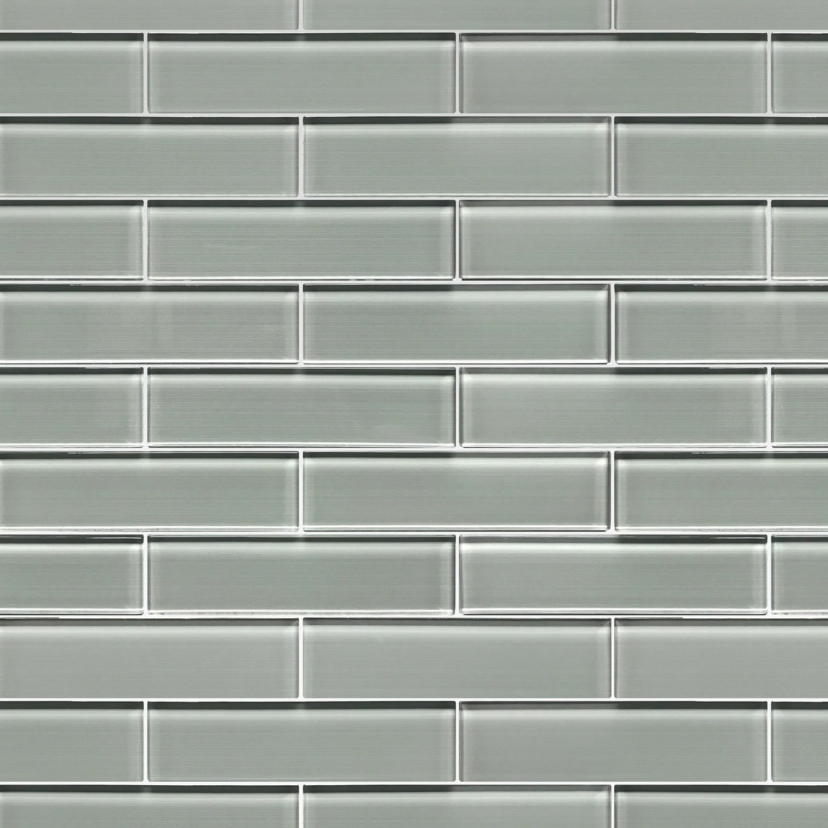 Space Gray 12-in x 12-in Linen Glass Wall Tile( 11 sq. ft. /Box )
