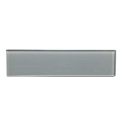 Space Linen Gray 3-in x 12-in Glass Wall Tile( 5 sq. ft. /Box )