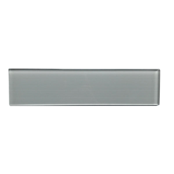 Space Linen Gray 3-in x 12-in Glass Wall Tile(0.25-sq. ft/ Piece)