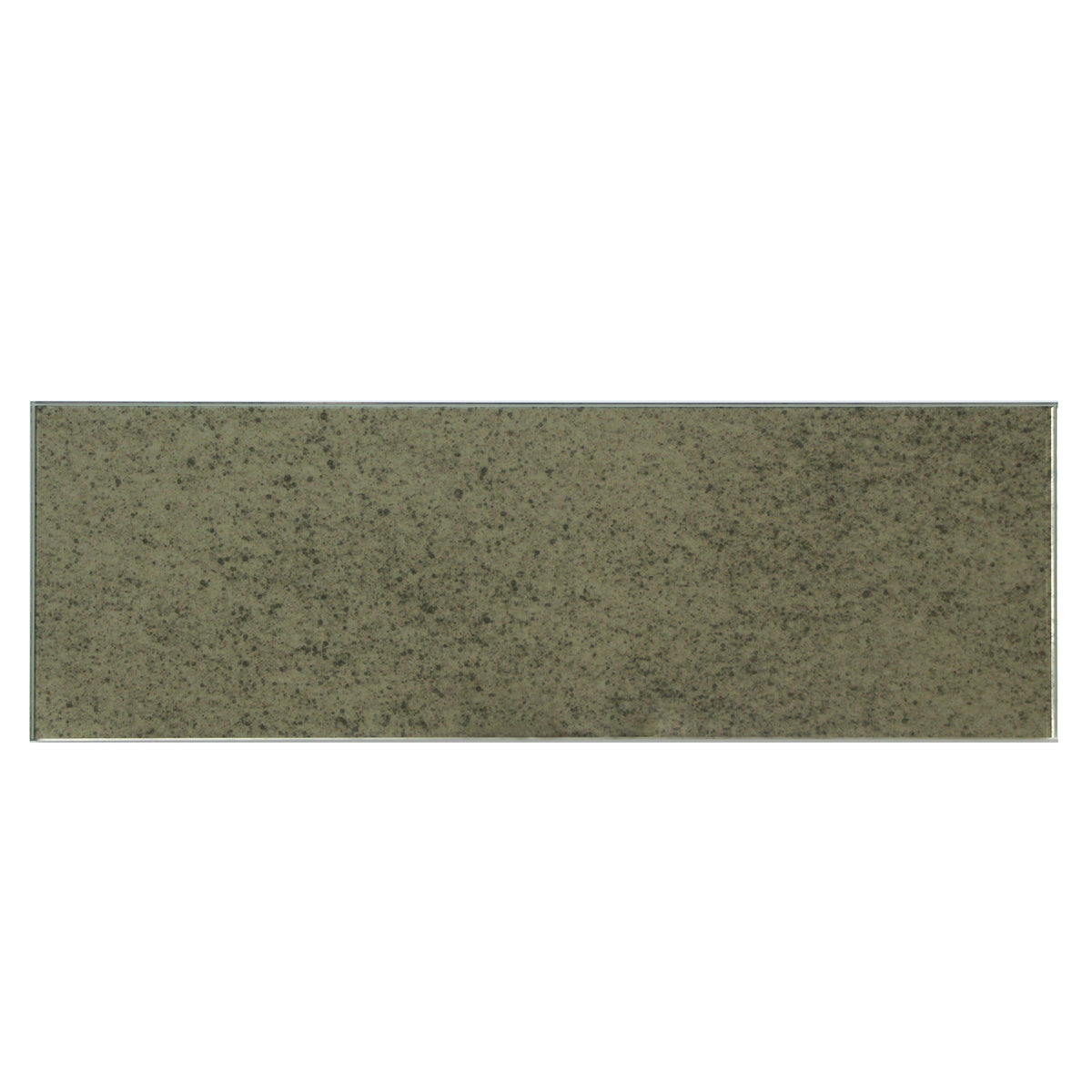 Single 4x12 inch Antique Mirror Unbeveled Glass Mosaic Wall Tile – reflective mirror glass, 0.33 sq. ft per piece