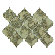 arabesque Lantern Antique Mirror Distressed 12-in x 9-in Glass Mosaic Wall Tile( 7.5 sq. ft. /Box )