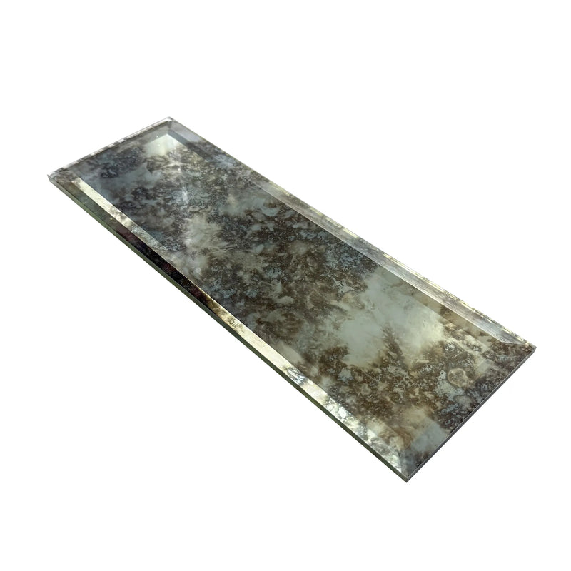 4-in x 12-in Antique Mirror Beveled Mosaic Wall Tile( 6.6 sq. ft. /Box )