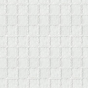 White Square Pattern 12-in x 12-in Ceramic Mosaic Wall Tile( 10 sq. ft. /Box )