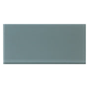 Azure Sea Block 3-in x 6-in Glass Wall Tile( 4.16 sq. ft. /Box )