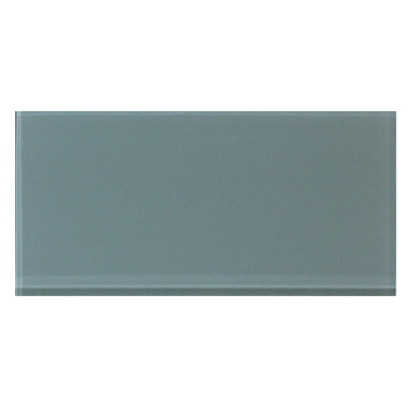 Azure Sea Block 3-in x 6-in Glass Wall Tile(0.13-sq. ft/ Piece)