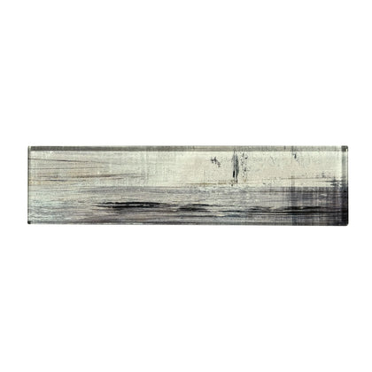 Blue & Gray Wood Grain 3-in x 12-in 3D Glass Tile( 5 sq. ft. /Box )