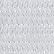 White - 2-in Hexagon 12-in x 12-in Matte Porcelain Mosaic Floor and Wall Tile( 20 sq. ft. /Box )
