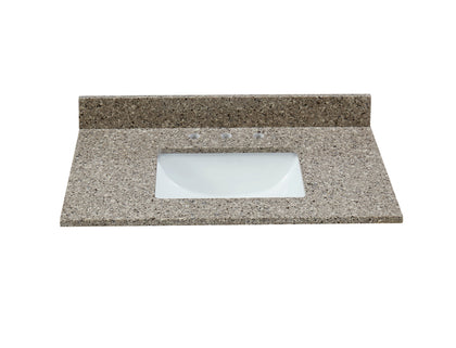 31" Castle Rock Quartz Vanity Top with Sink