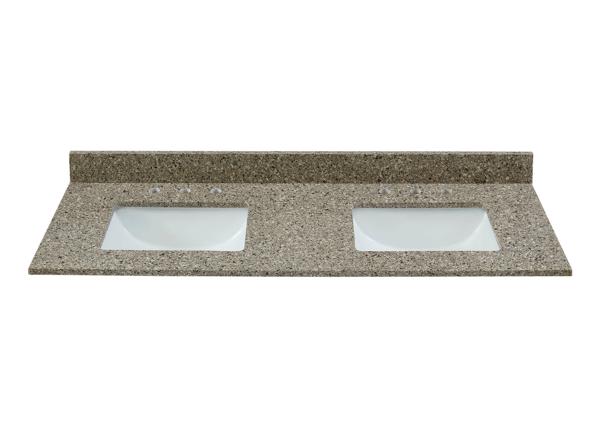37” Castle Rock Quartz Vanity Top with Sink