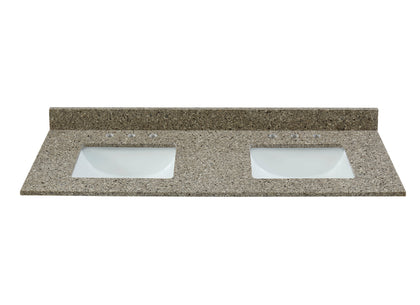 31" Castle Rock Quartz Vanity Top with Sink