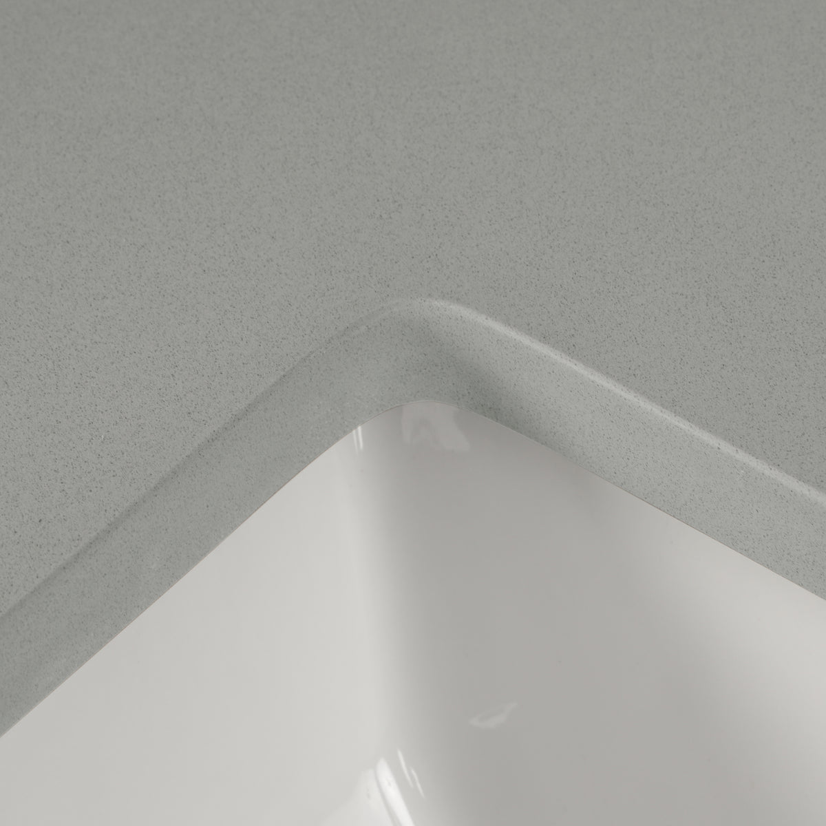 49“ Earth Gray Quartz Vanity Top with Sink