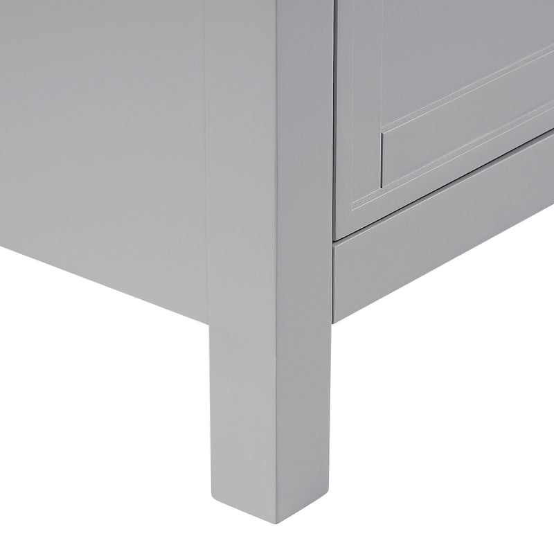 Hollister 60" Vanity Set with Sintered Stone Carrara Top