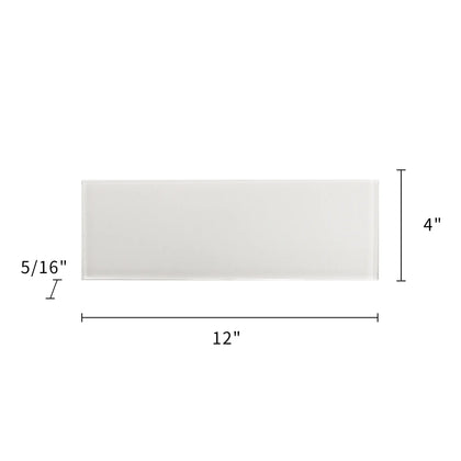Ice Block Glass Wall Tiles - Sample (Product Shown is Full Size)