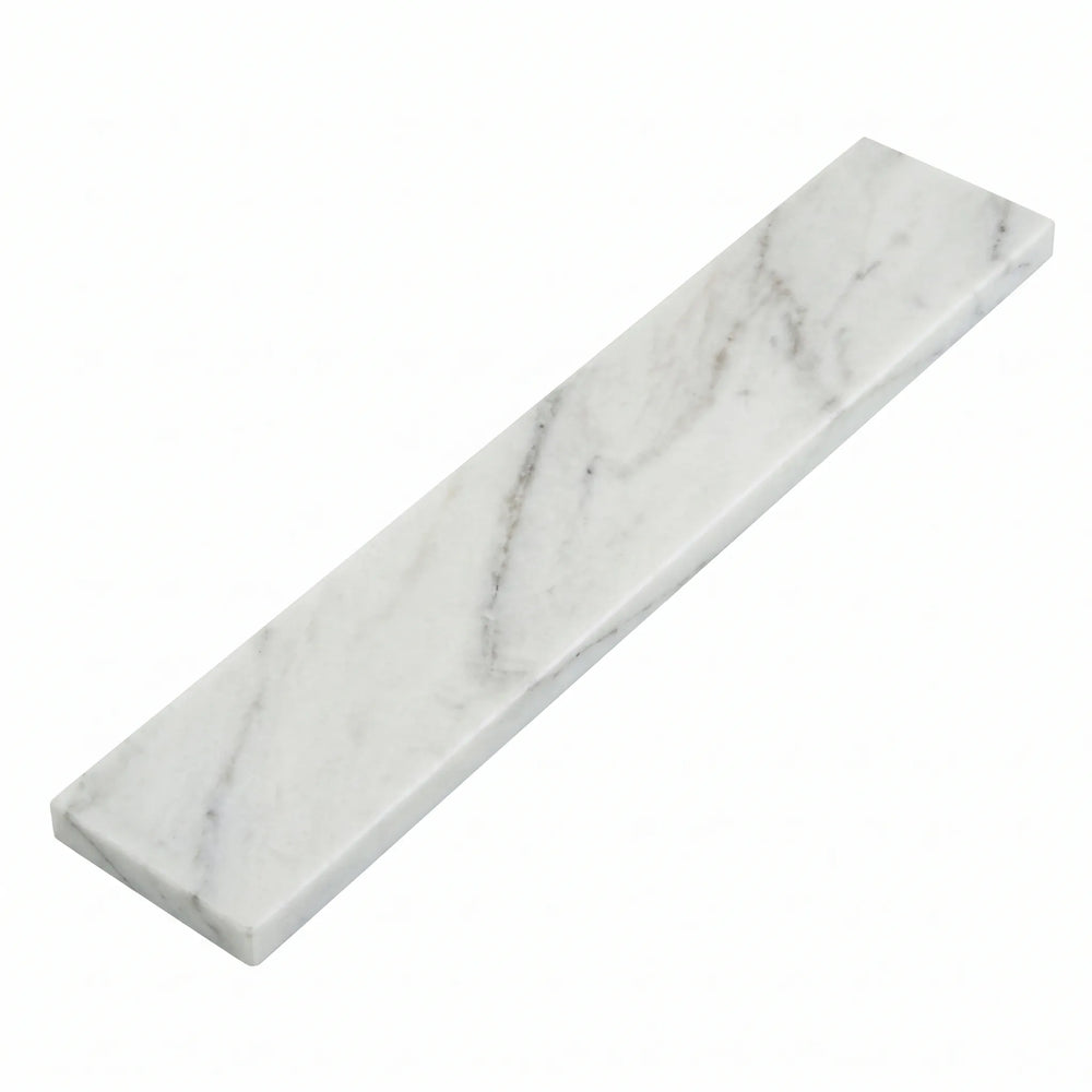 Columbia White Marble Sidesplash