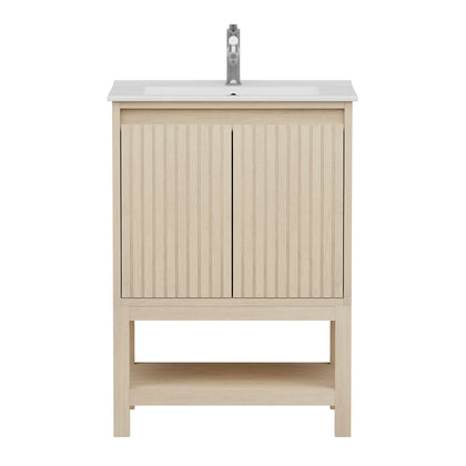 Mena 24" Single Vanity With Porcelain Top