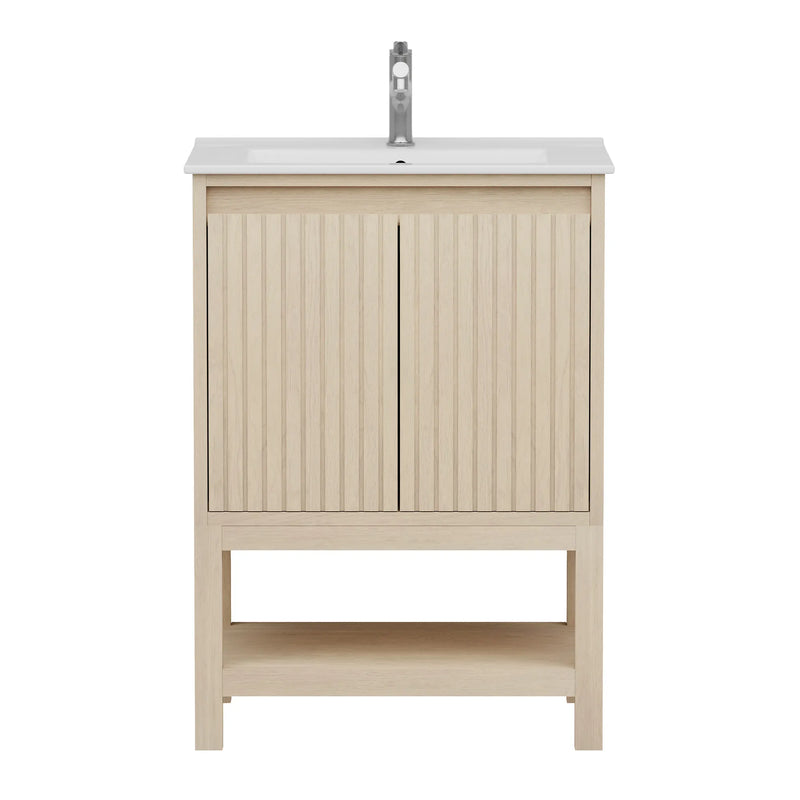 Mena 24" Single Vanity With Porcelain Top