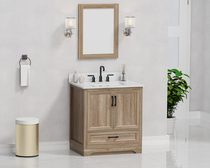 Retford 30" Vanity Family Set with Engineered Marble Top