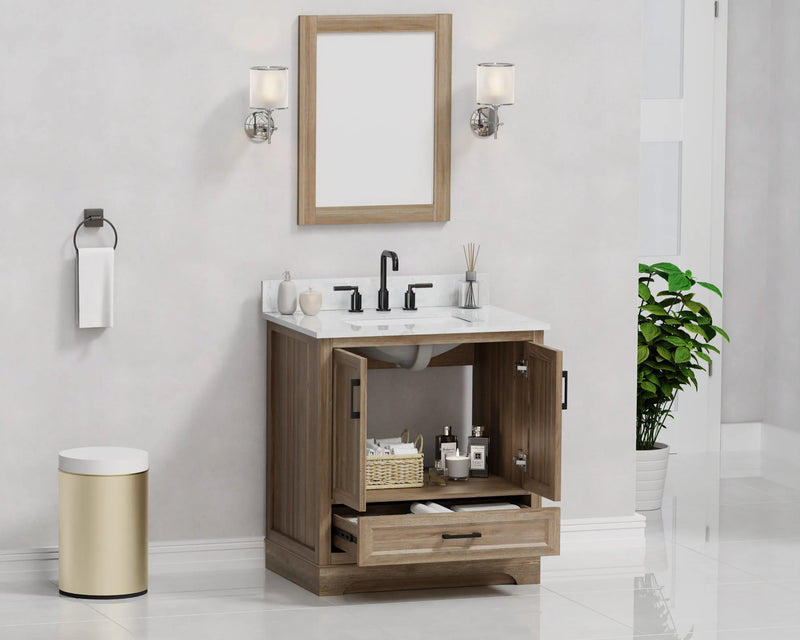 Retford 30" Vanity Family Set with Engineered Marble Top