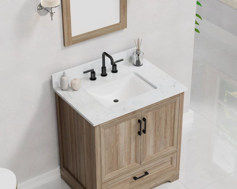 Retford 30" Vanity Family Set with Engineered Marble Top