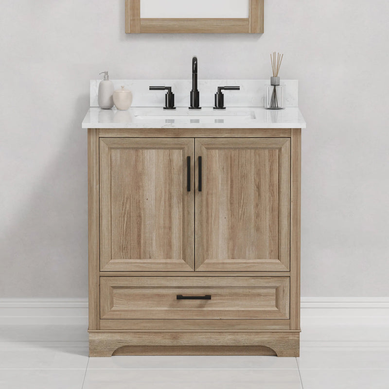 Retford 30" Vanity Family Set with Engineered Marble Top