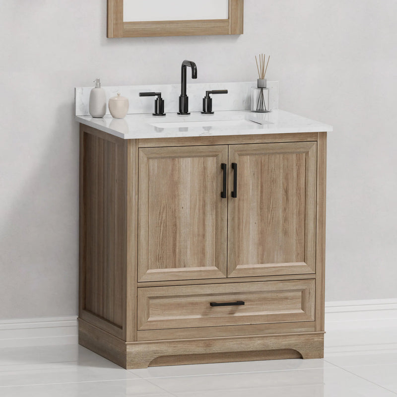 Retford 30" Vanity Family Set with Engineered Marble Top