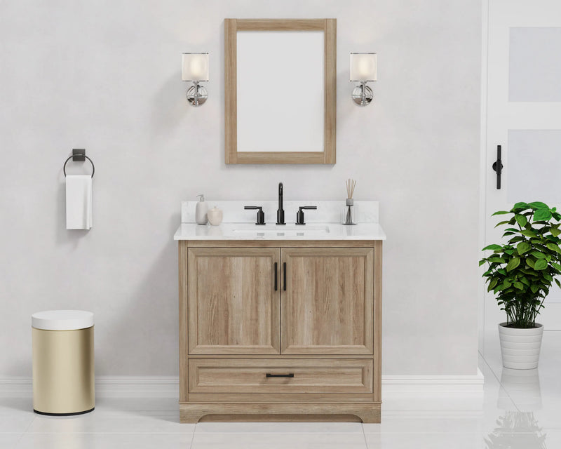 Retford 36" Vanity Family Set with Engineered Marble Top