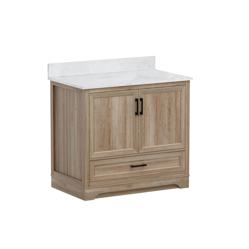Retford 36" Vanity Family Set with Engineered Marble Top