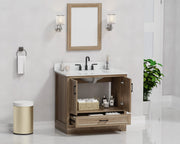 Retford 36" Vanity Family Set with Engineered Marble Top
