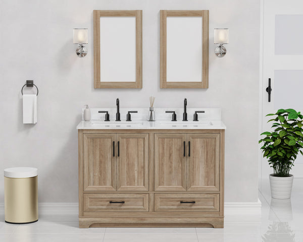 Retford 48" Vanity Family Set with Engineered Marble Top
