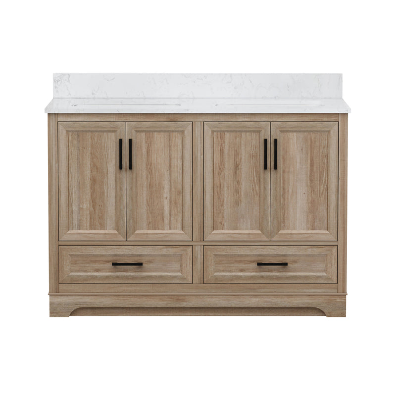 Retford 48" Vanity Family Set with Engineered Marble Top